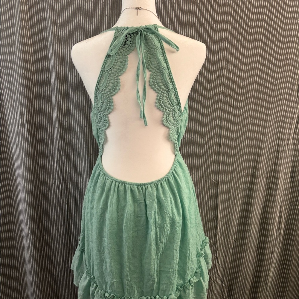 Teal boho dress - Picture 4 of 4